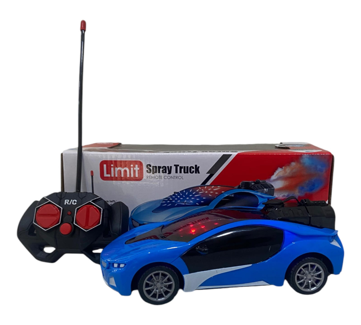 3D LED Lights & Mist Spray Remote Control Car – Ultimate Fun Redefined